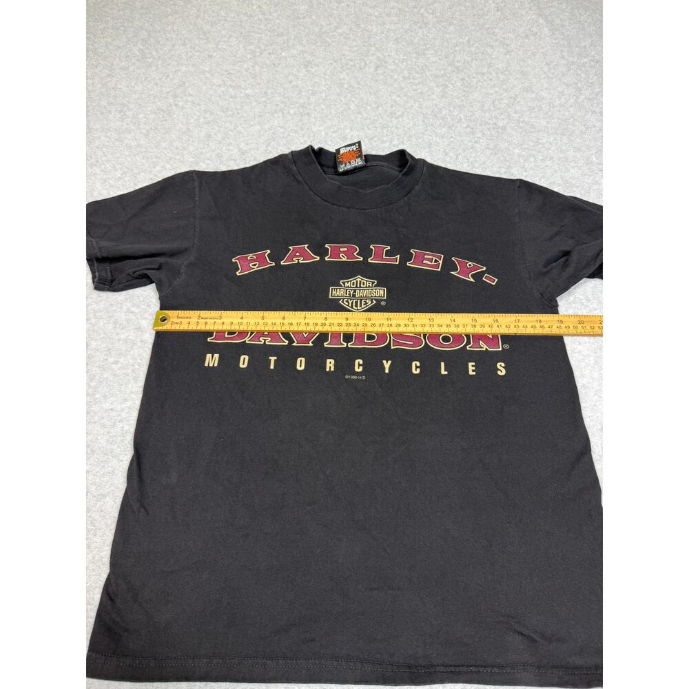 Vintage 90s Harley Davidson Mens Size M Roanoke V… - image 6